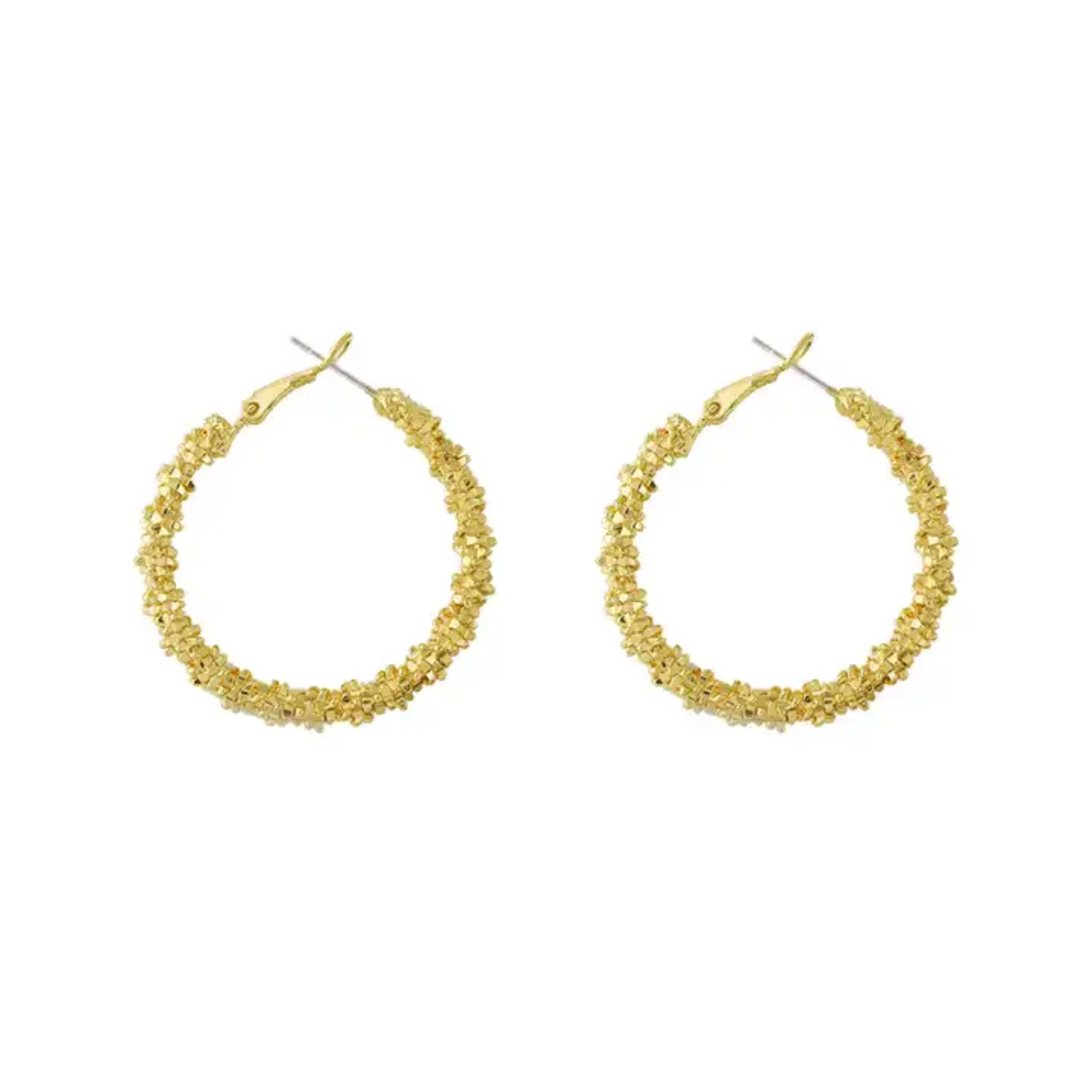 Radiant Golden Hoops