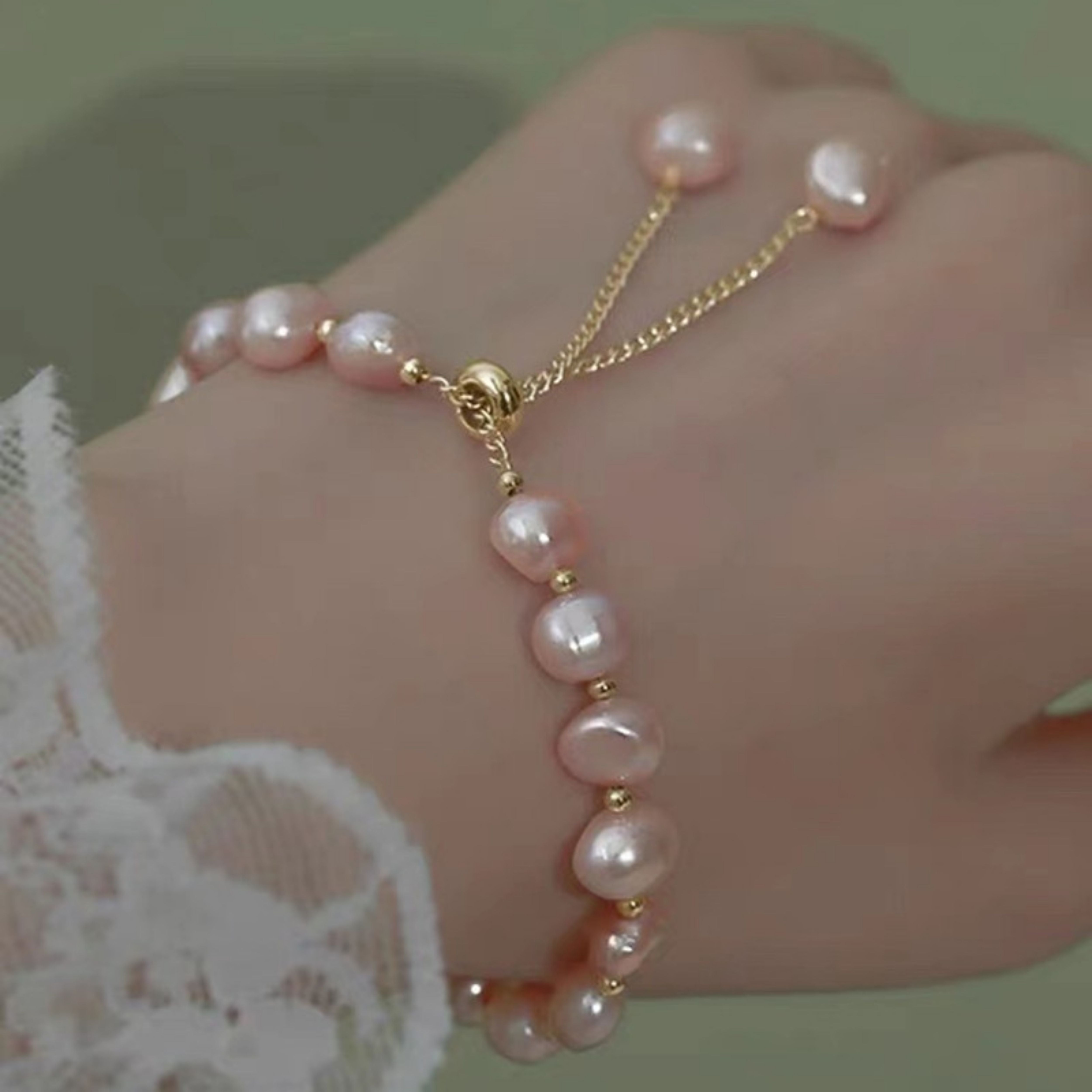 Midas Pearl Bracelet