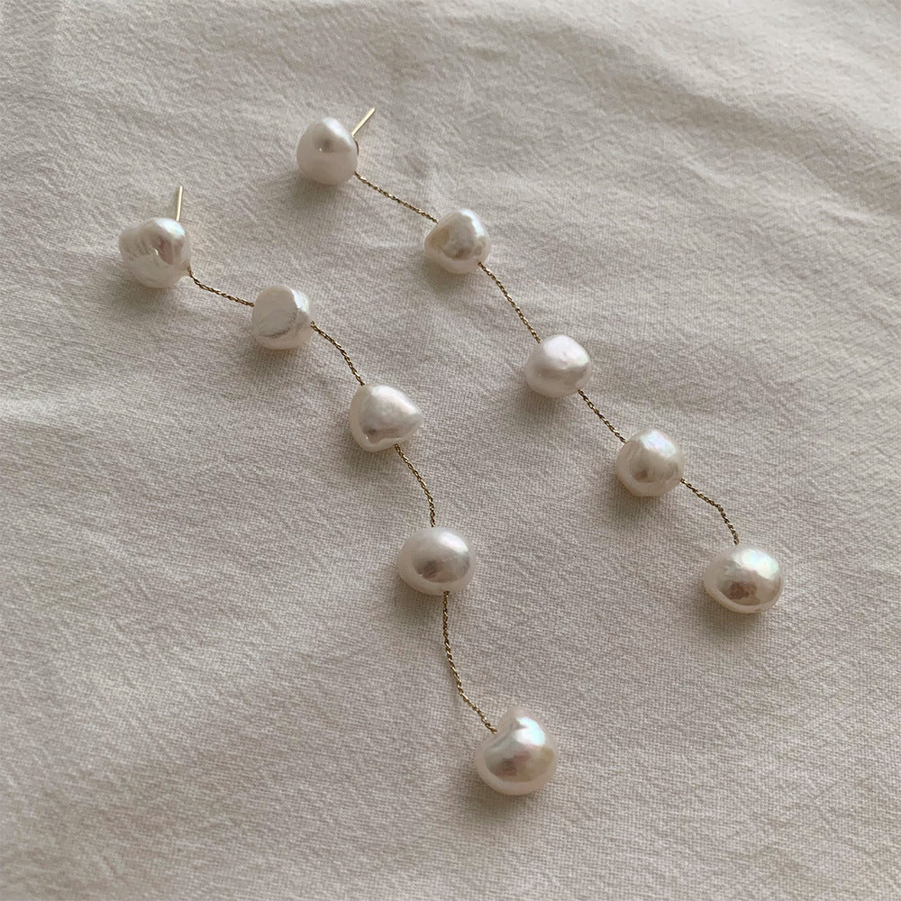 Linea Pearl Dangles Earrings