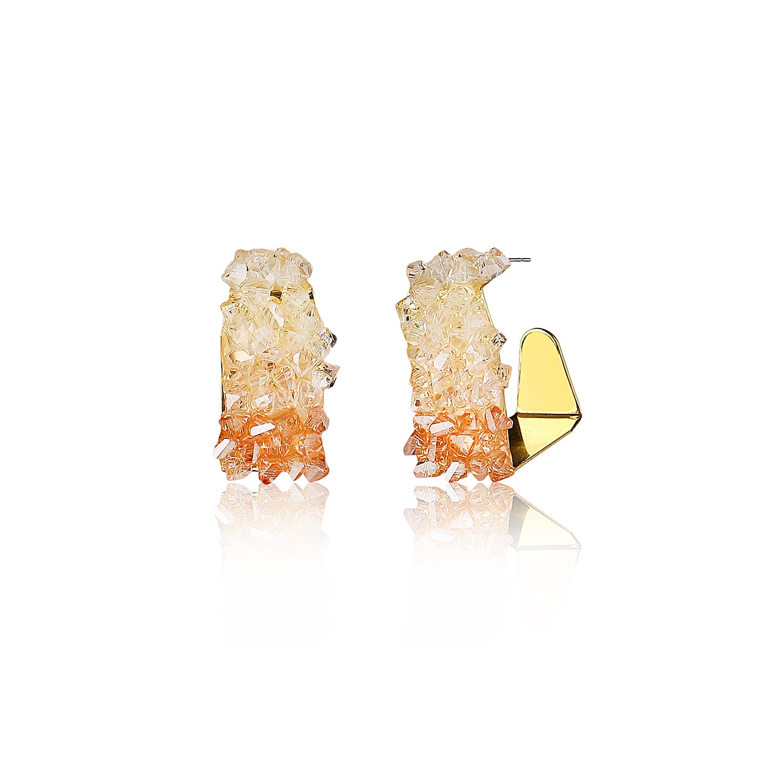 Ombre Golden Aura Earrings
