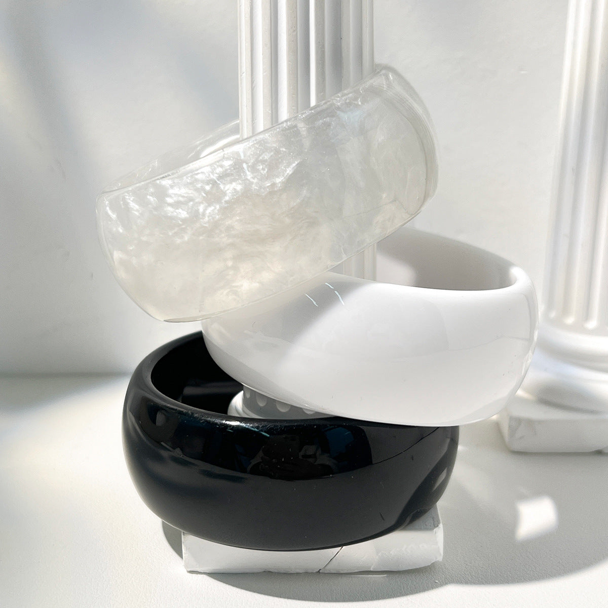 Better Together Resin Bangle Stack (Set of 3)
