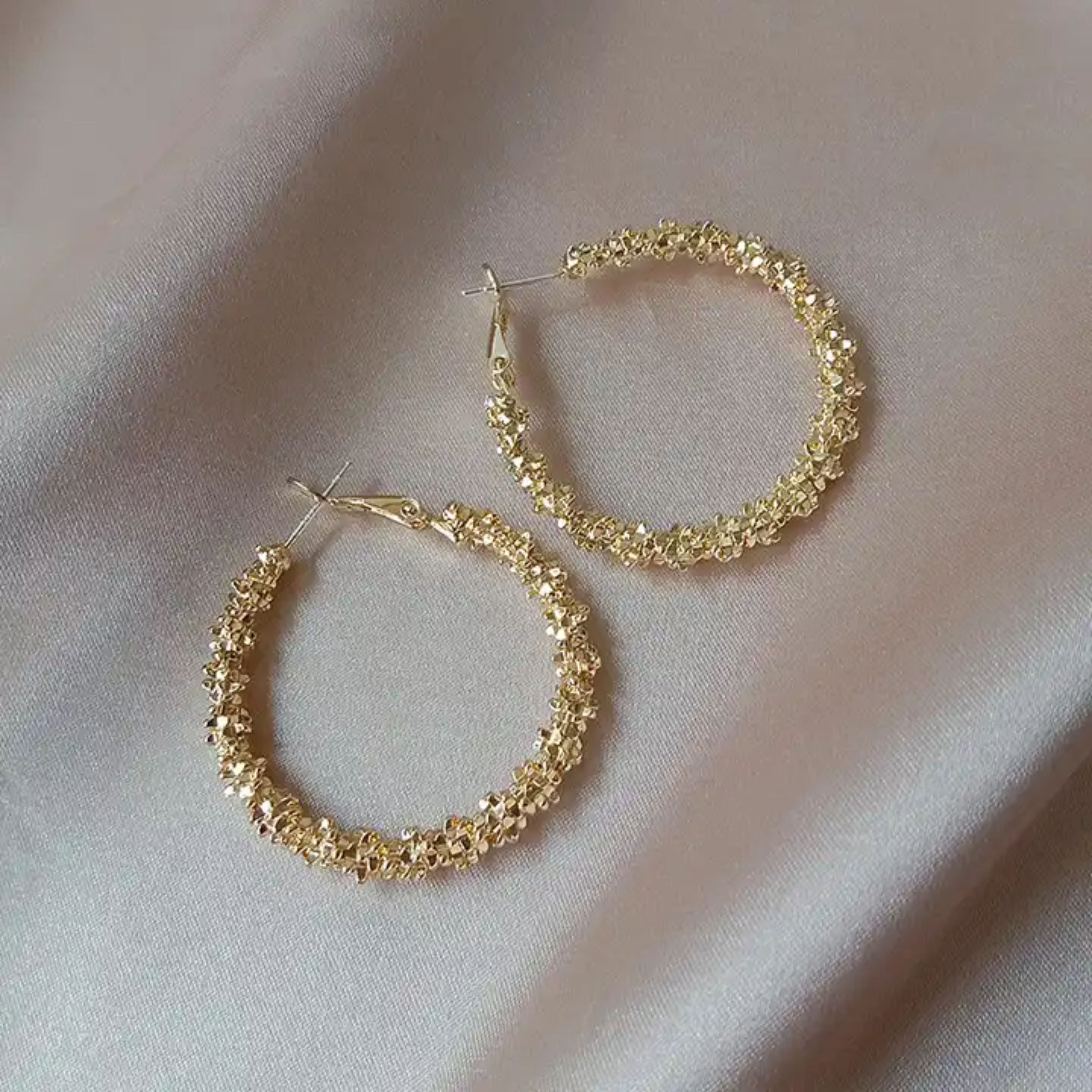 Radiant Golden Hoops
