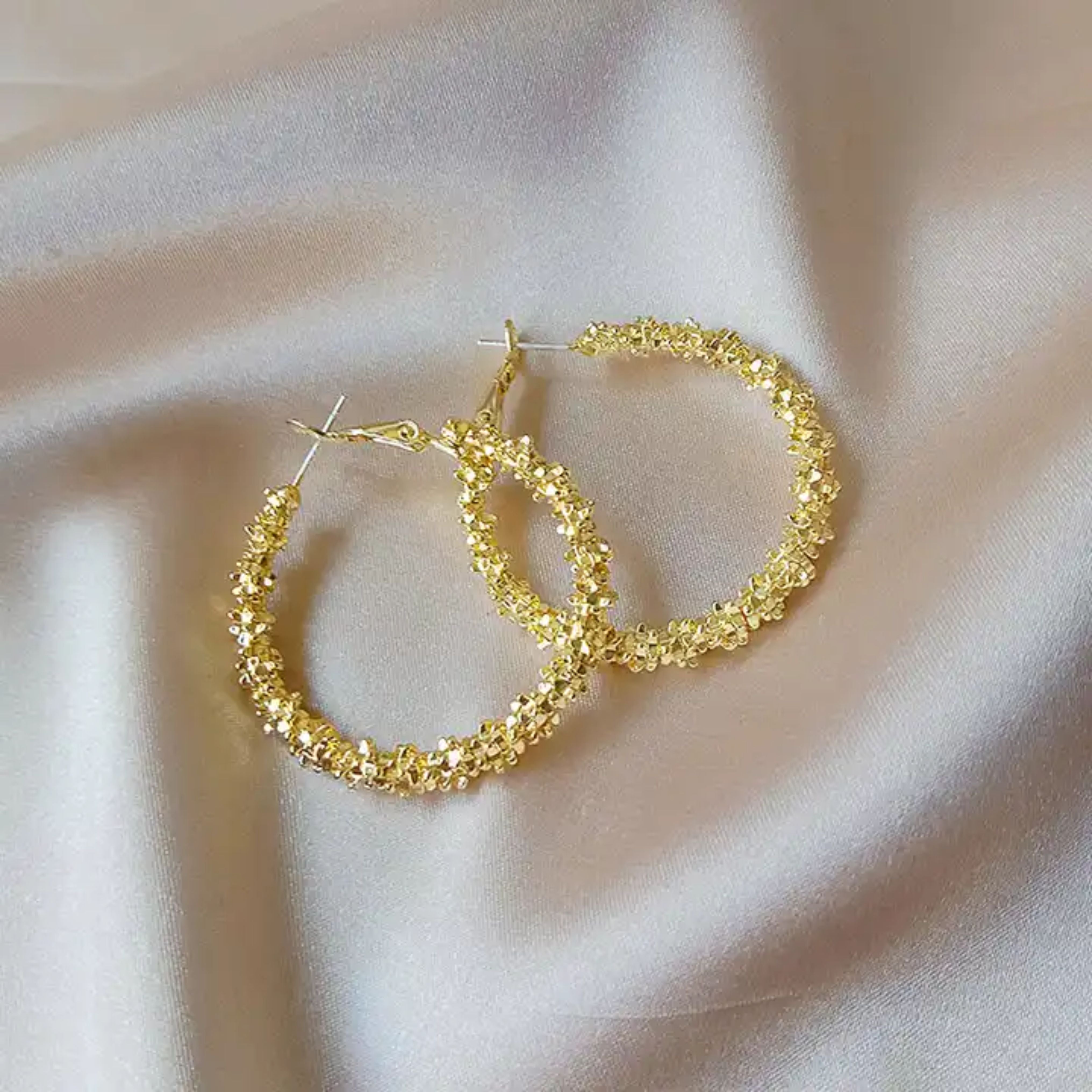 Radiant Golden Hoops
