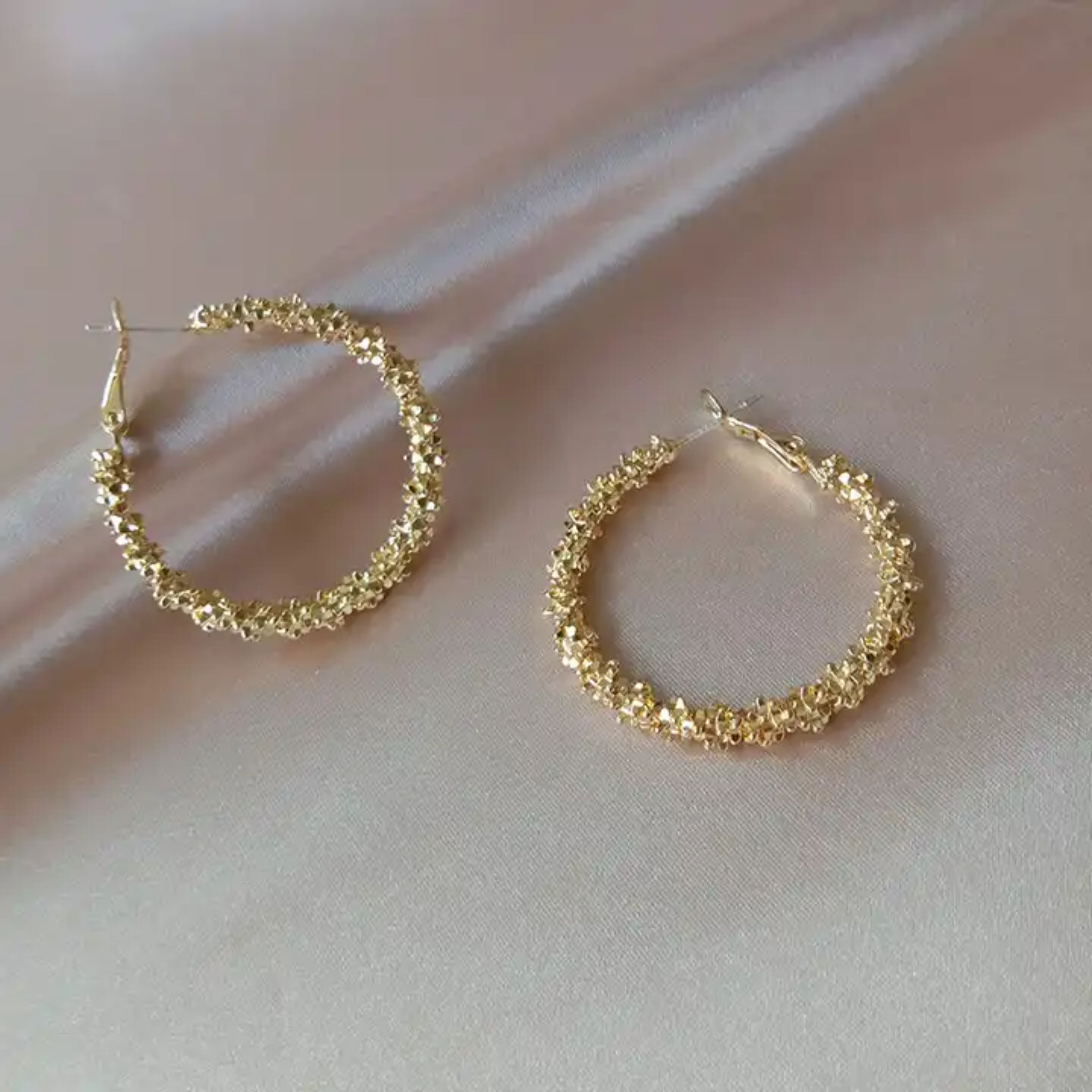 Radiant Golden Hoops