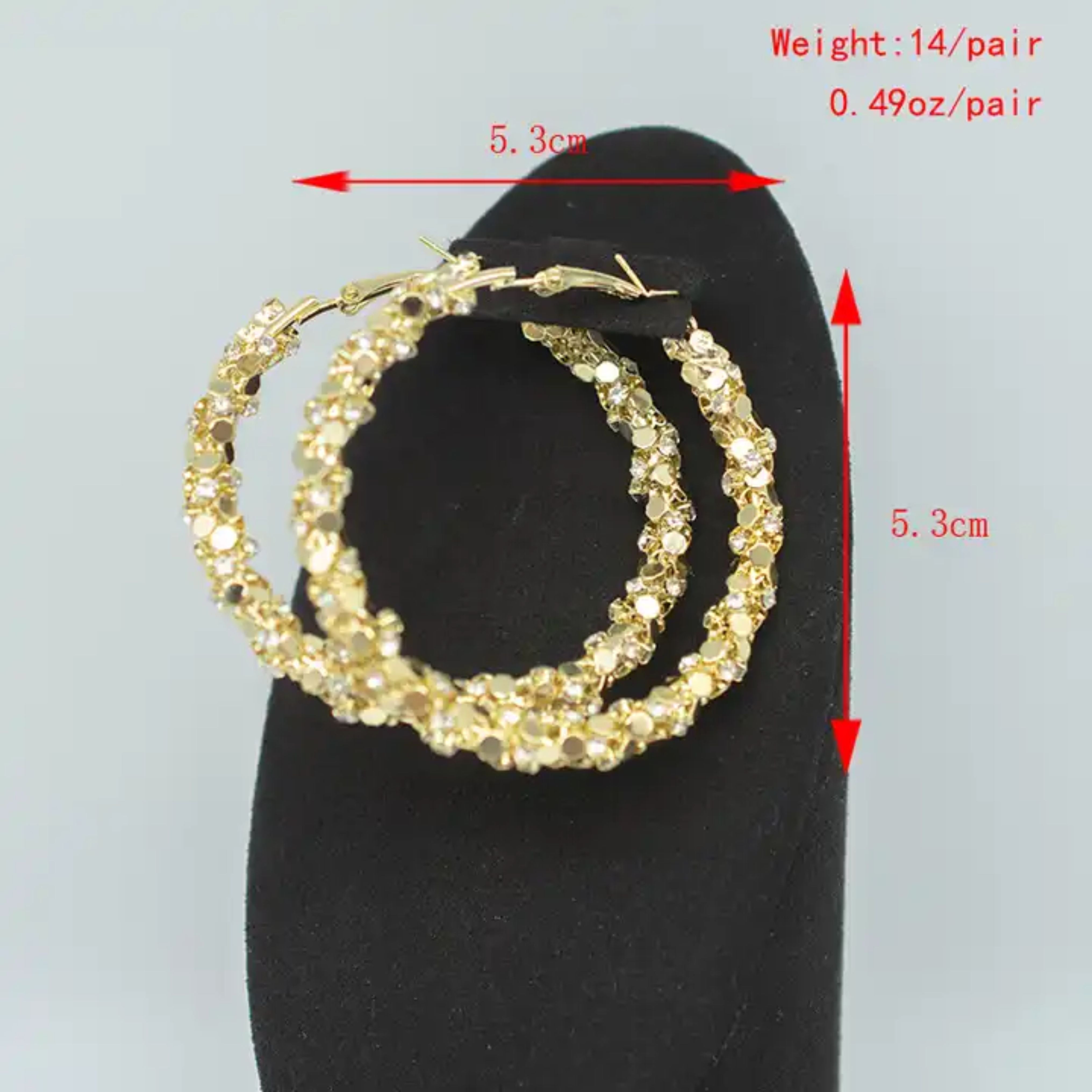 Radiant Golden Hoops