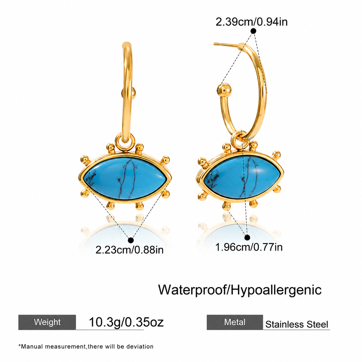 Mavi Hoop Earrings