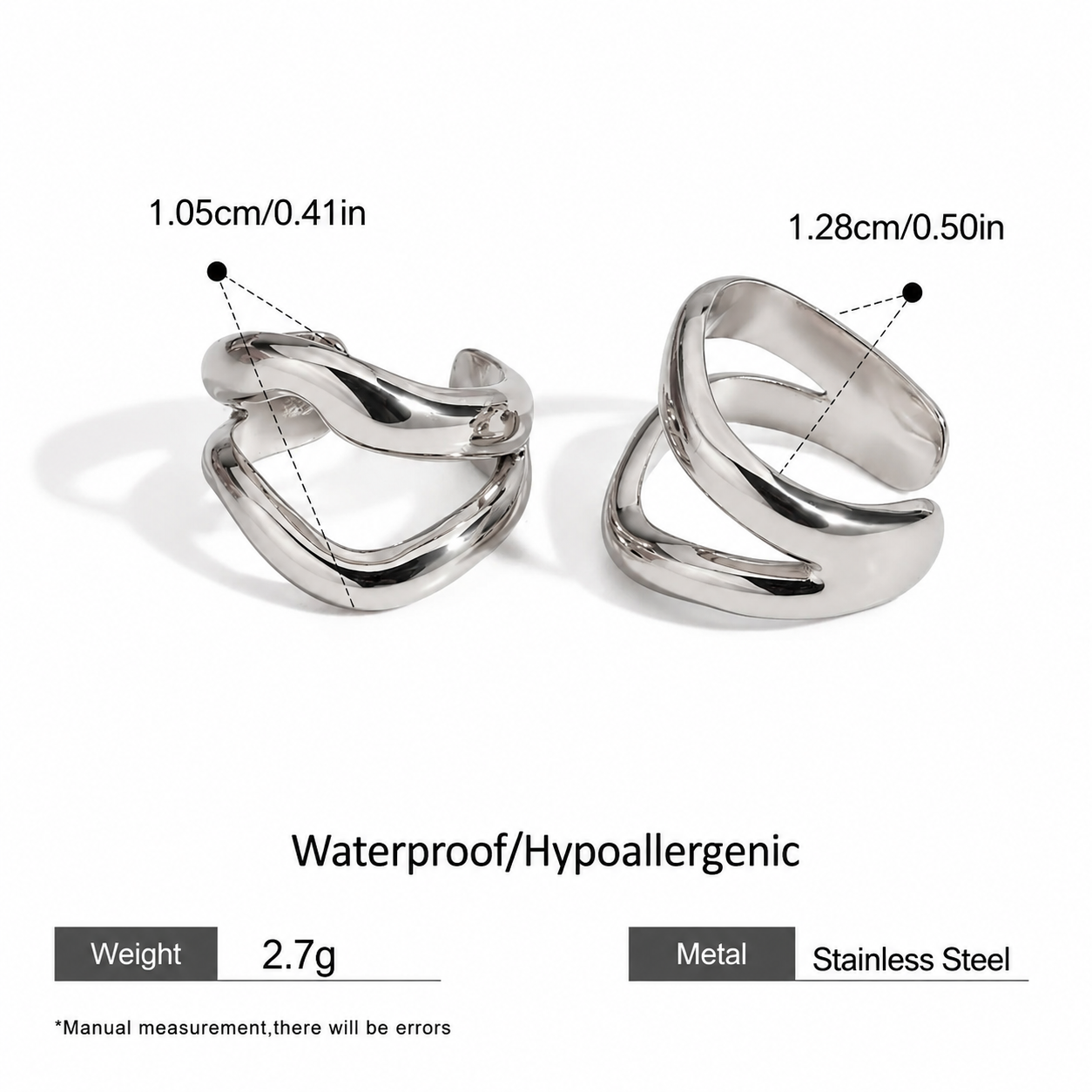 Luna Silver Ear Stack