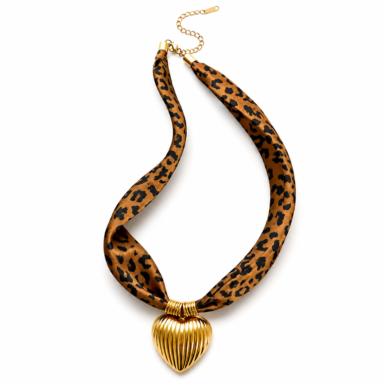 Wild Heart Scarf Necklace