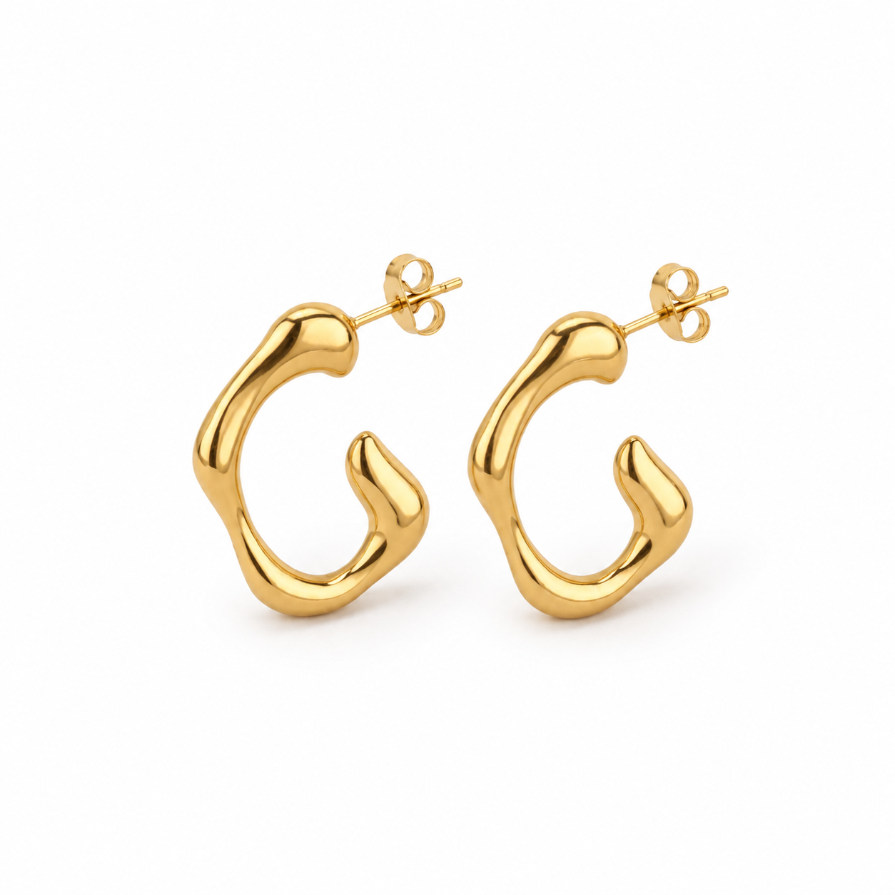 Curve Drop Earrings