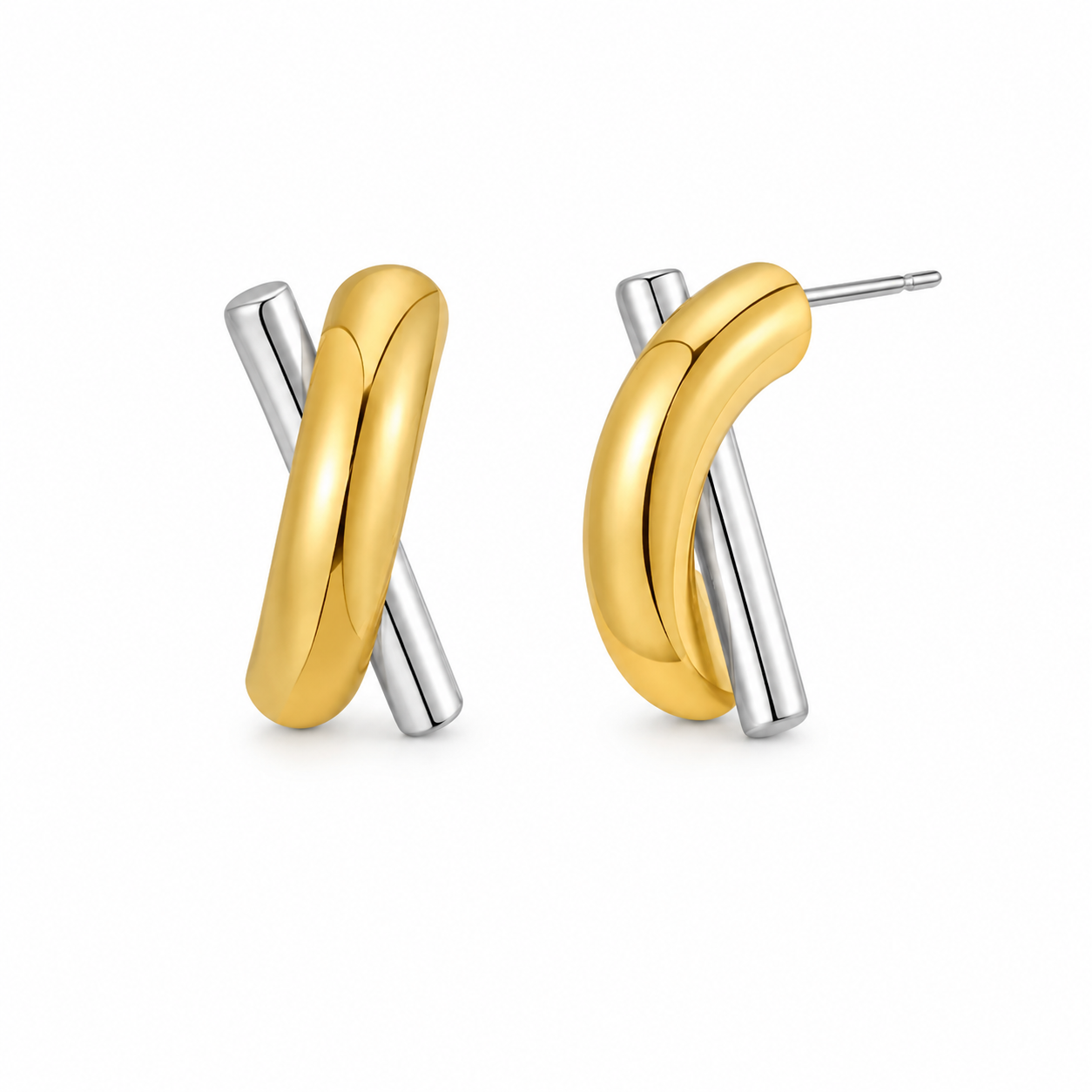 Criss DualTone Earrings