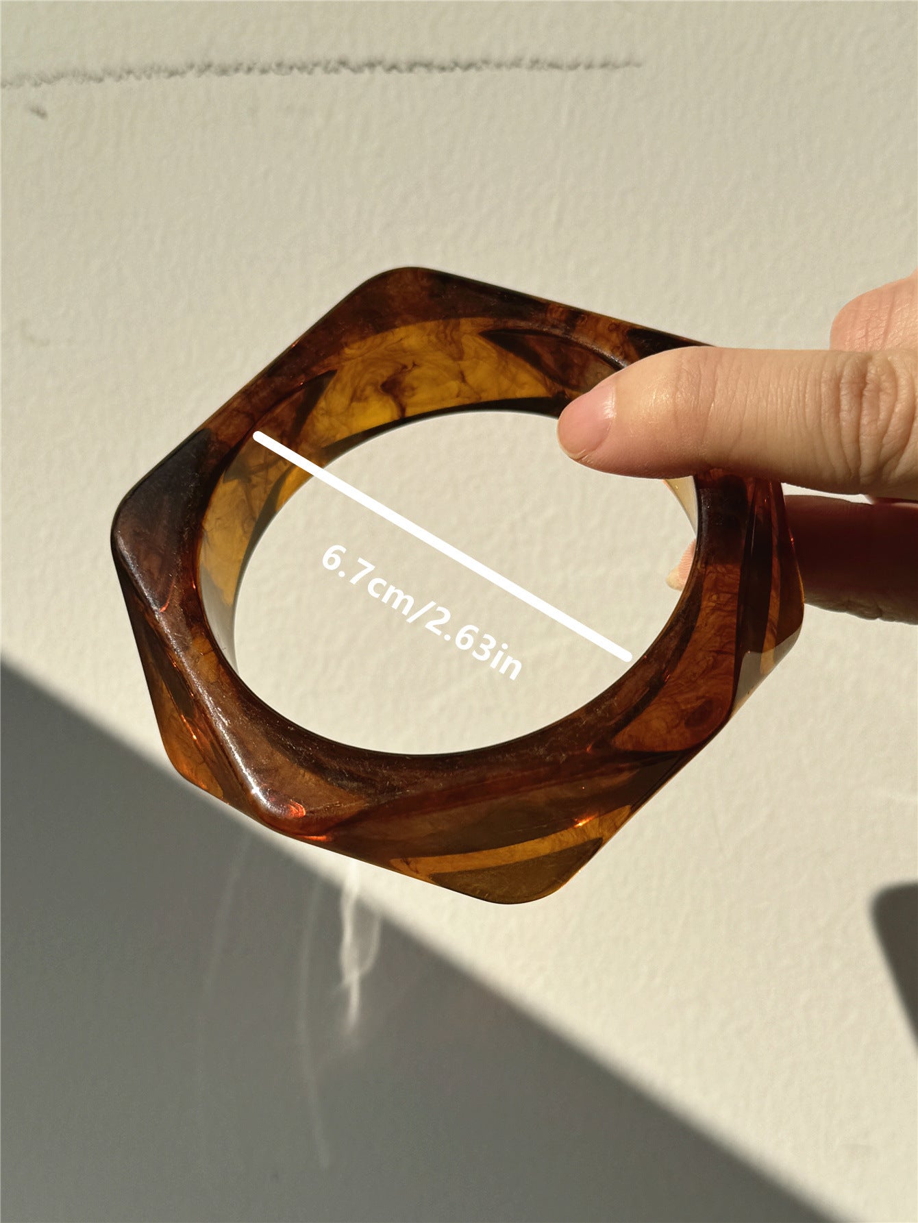 Molten Resin Bangle Stack