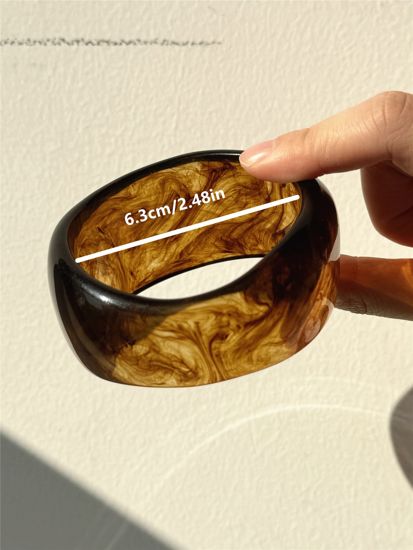 Molten Resin Bangle Stack