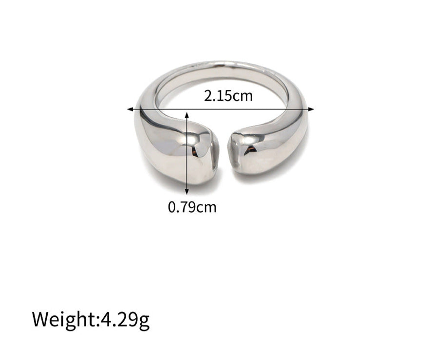 Duo Curve Ring