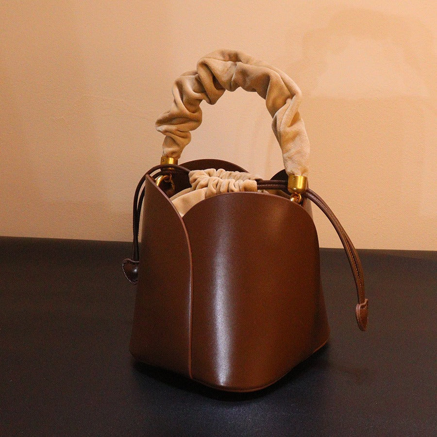 Luxe Ruffle Bucket Bag