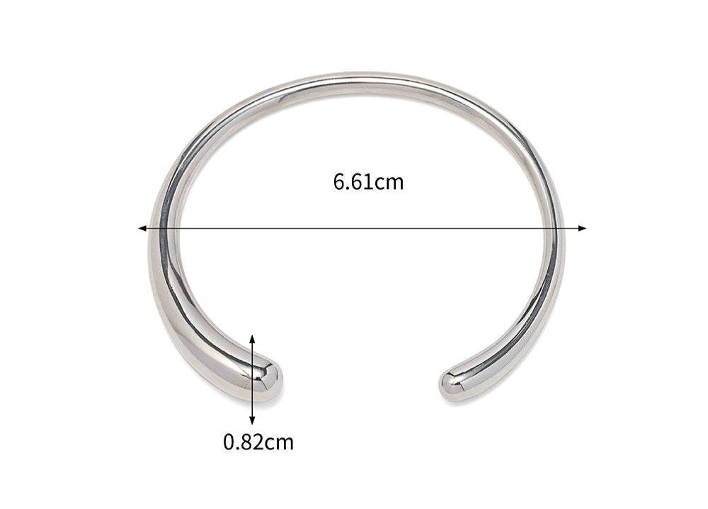 Sleek Open Stack Cuff Bangle