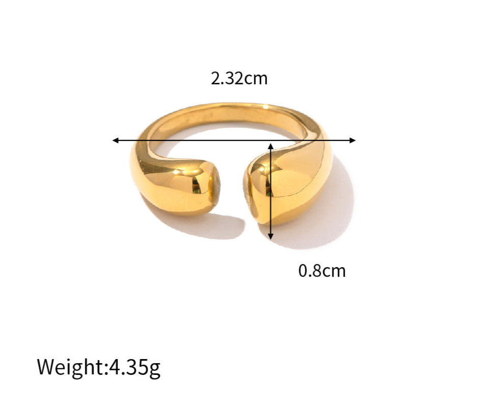 Duo Curve Ring