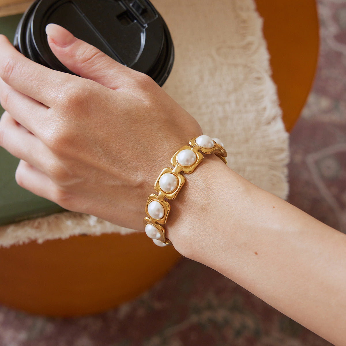 Amara Pearl Cuff
