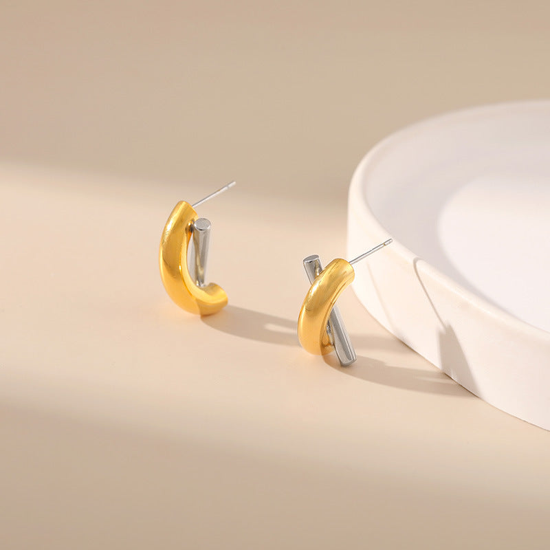 Criss DualTone Earrings