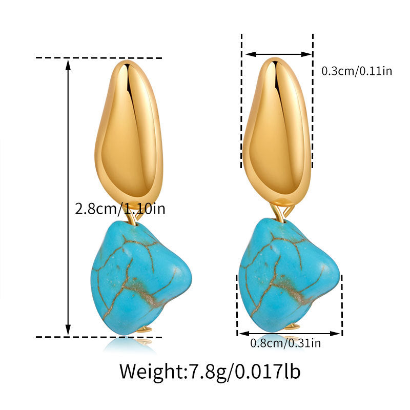 Lustre Drops (Pearl & Turquoise)