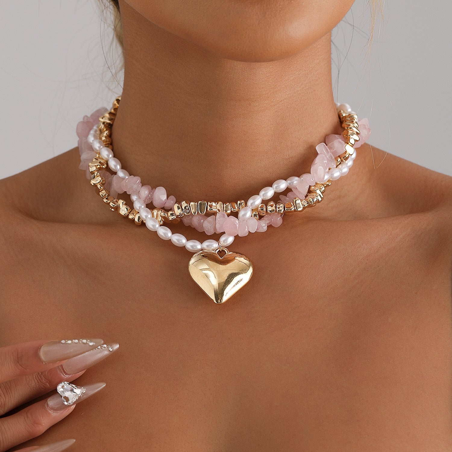Ethereal Heart Choker
