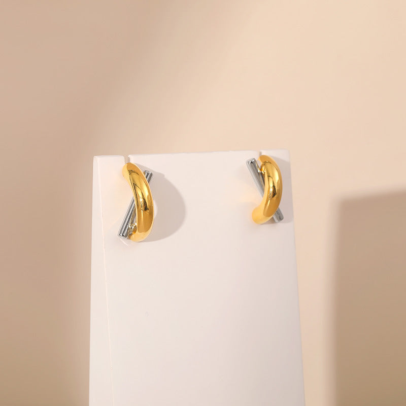 Criss DualTone Earrings