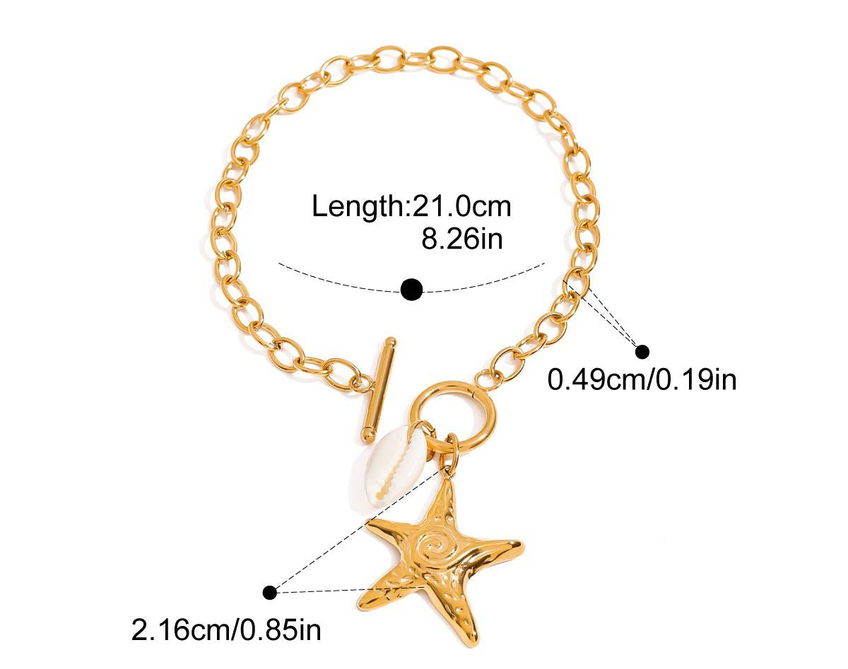 Starfish Shell Bracelet