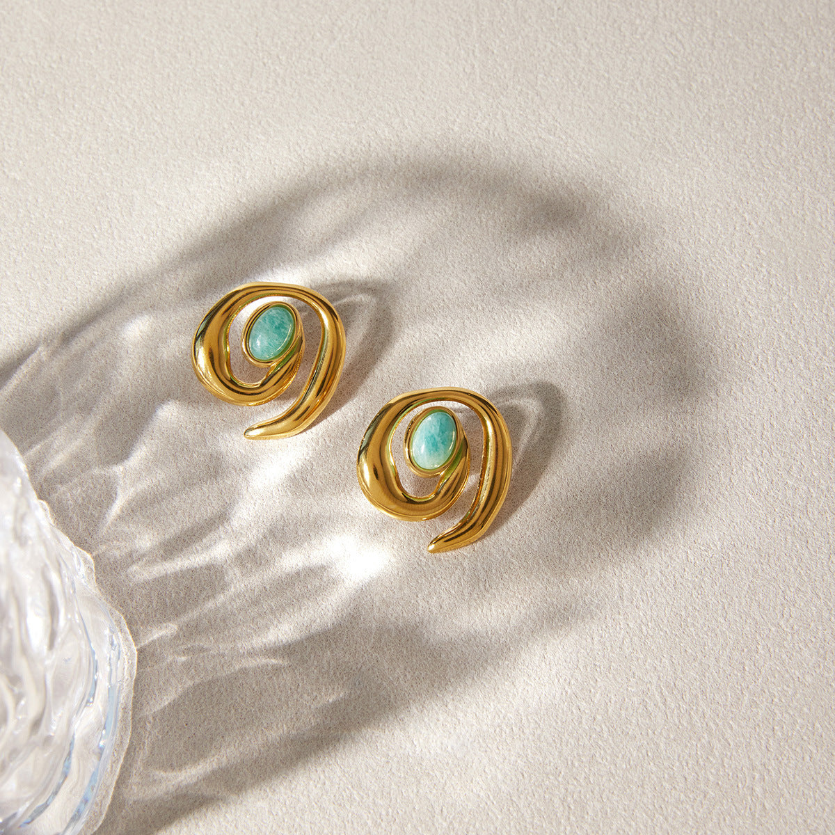 Jade Studs