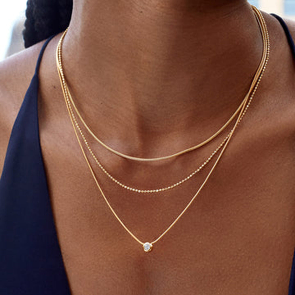 Isla Fine Layered Necklace