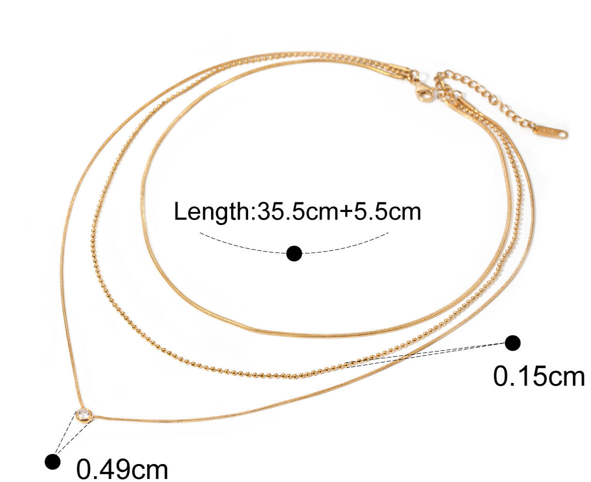 Isla Fine Layered Necklace