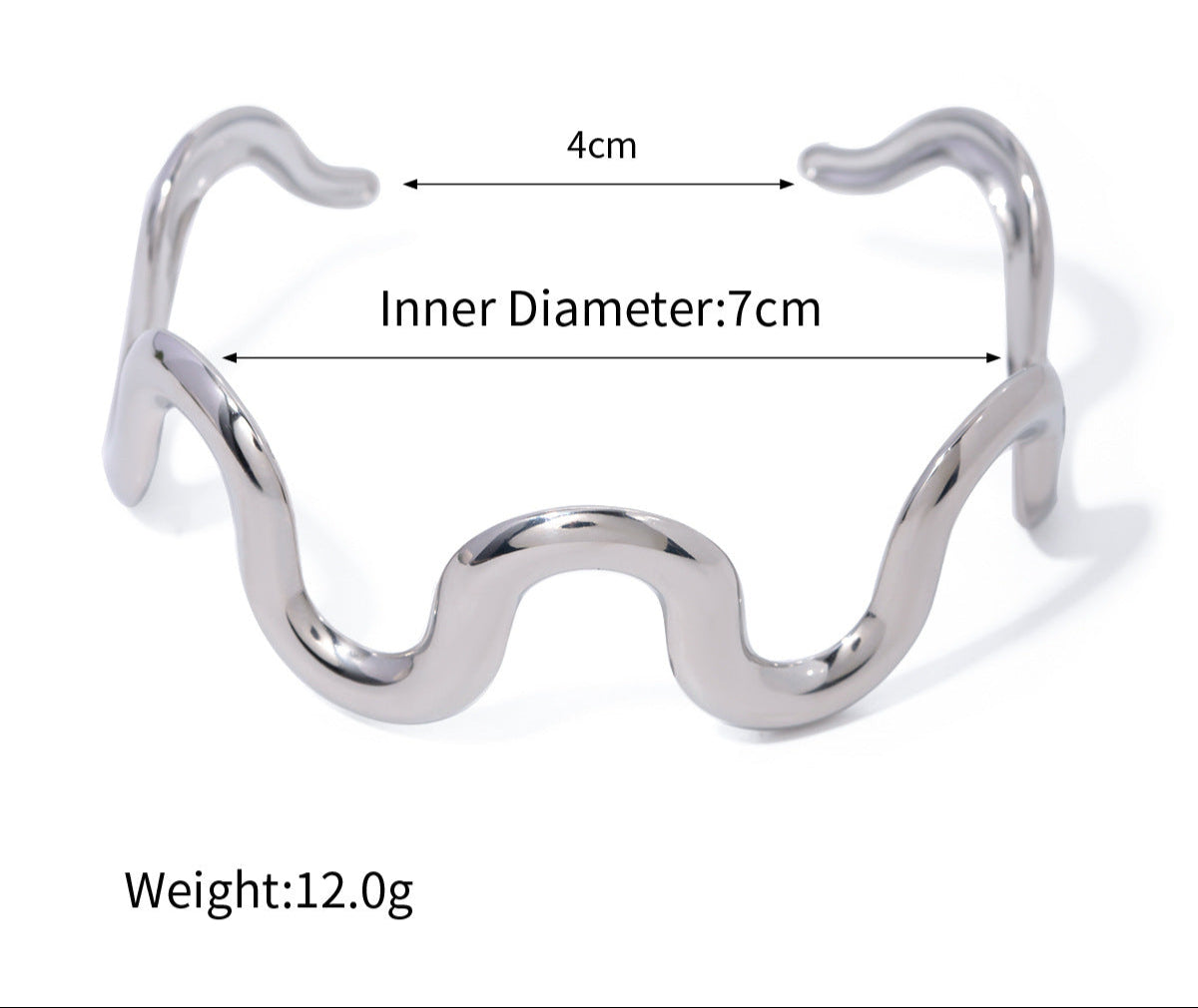 Celeste Silver Cuffs (Set of 5)