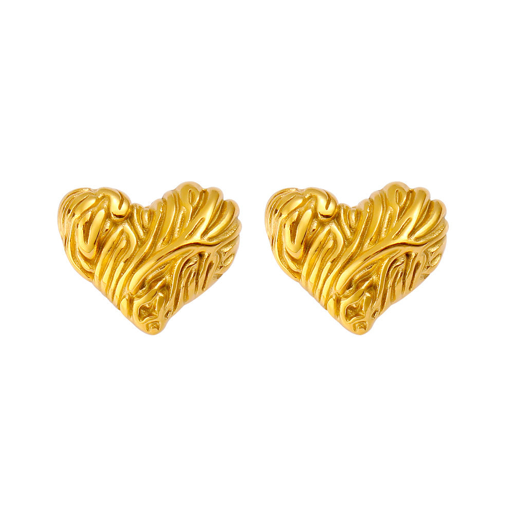 Melted Heart Earrings