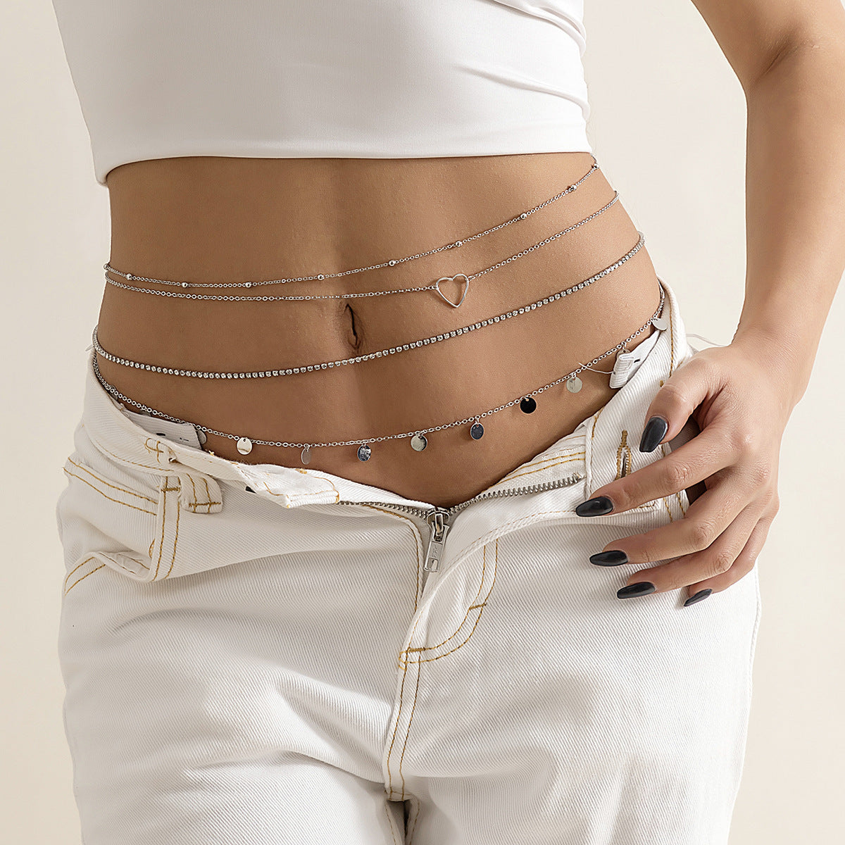 Triple Charm Waist Jewellery