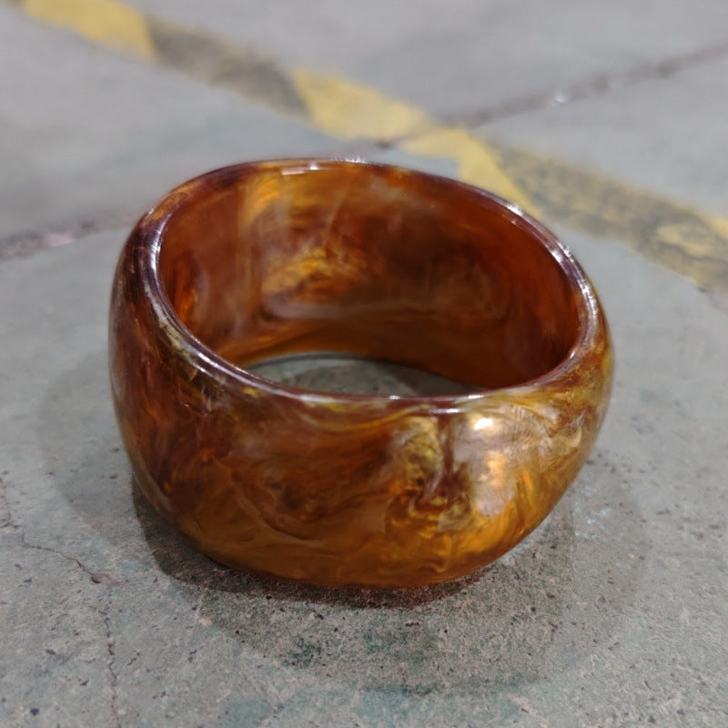 Molten Resin Bangle Stack