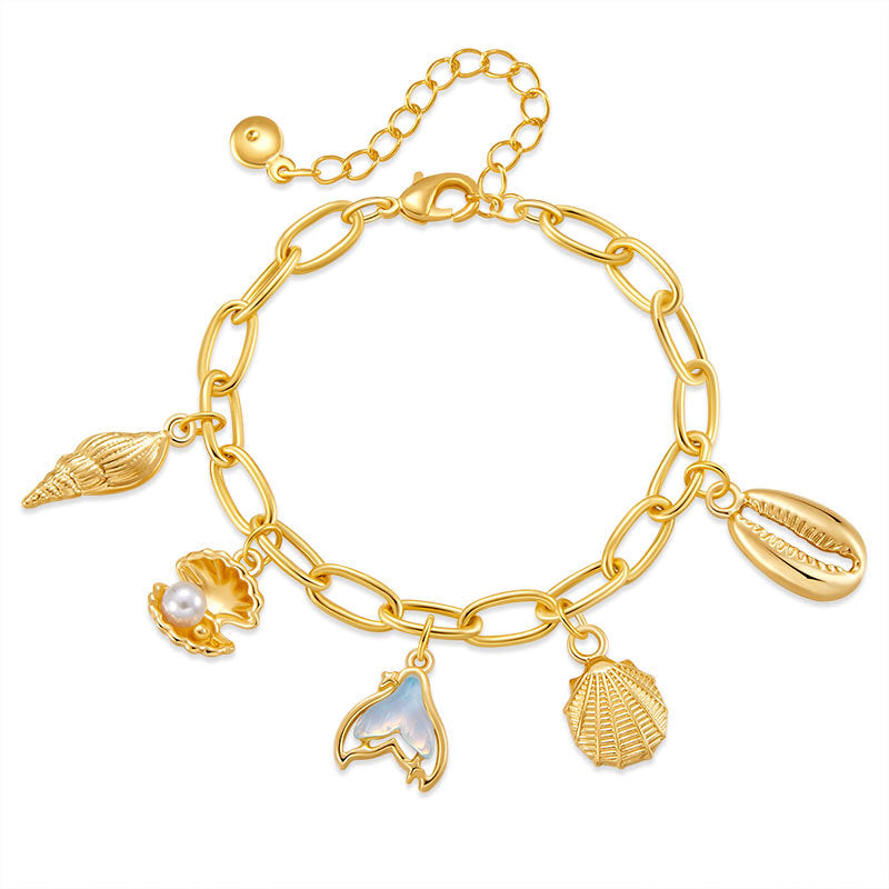 Ocean Whispers Charm Bracelet