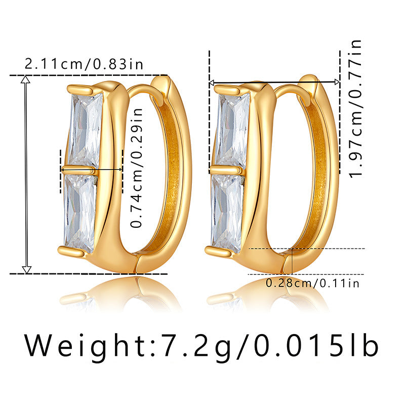 Celestial Sea Hoops Earring