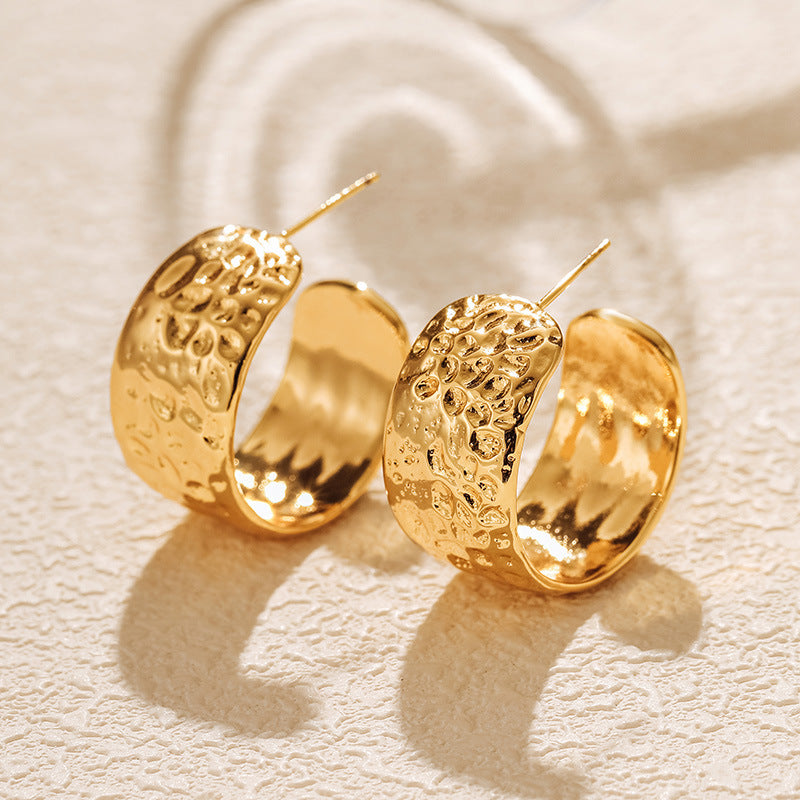 Aurum Crest Hoops