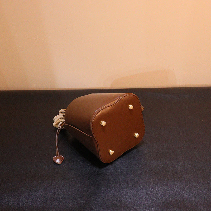 Luxe Ruffle Bucket Bag