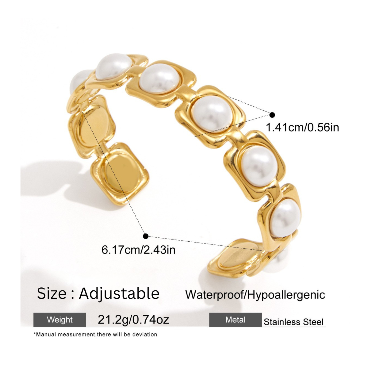 Amara Pearl Cuff