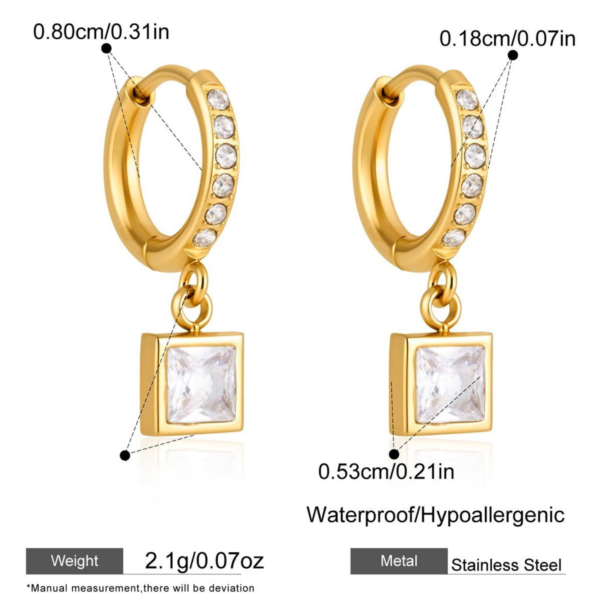 Bella Drop Hoops