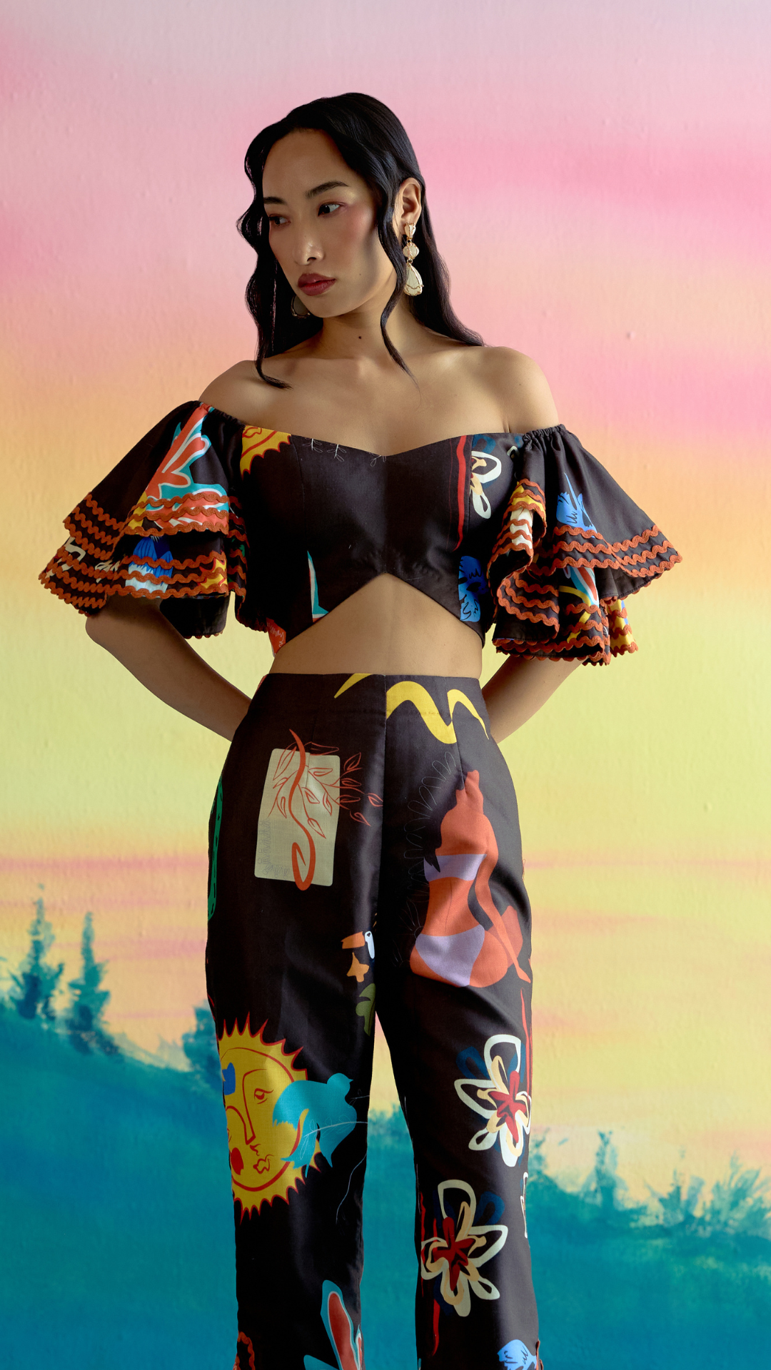 Celestial Dangle Earring