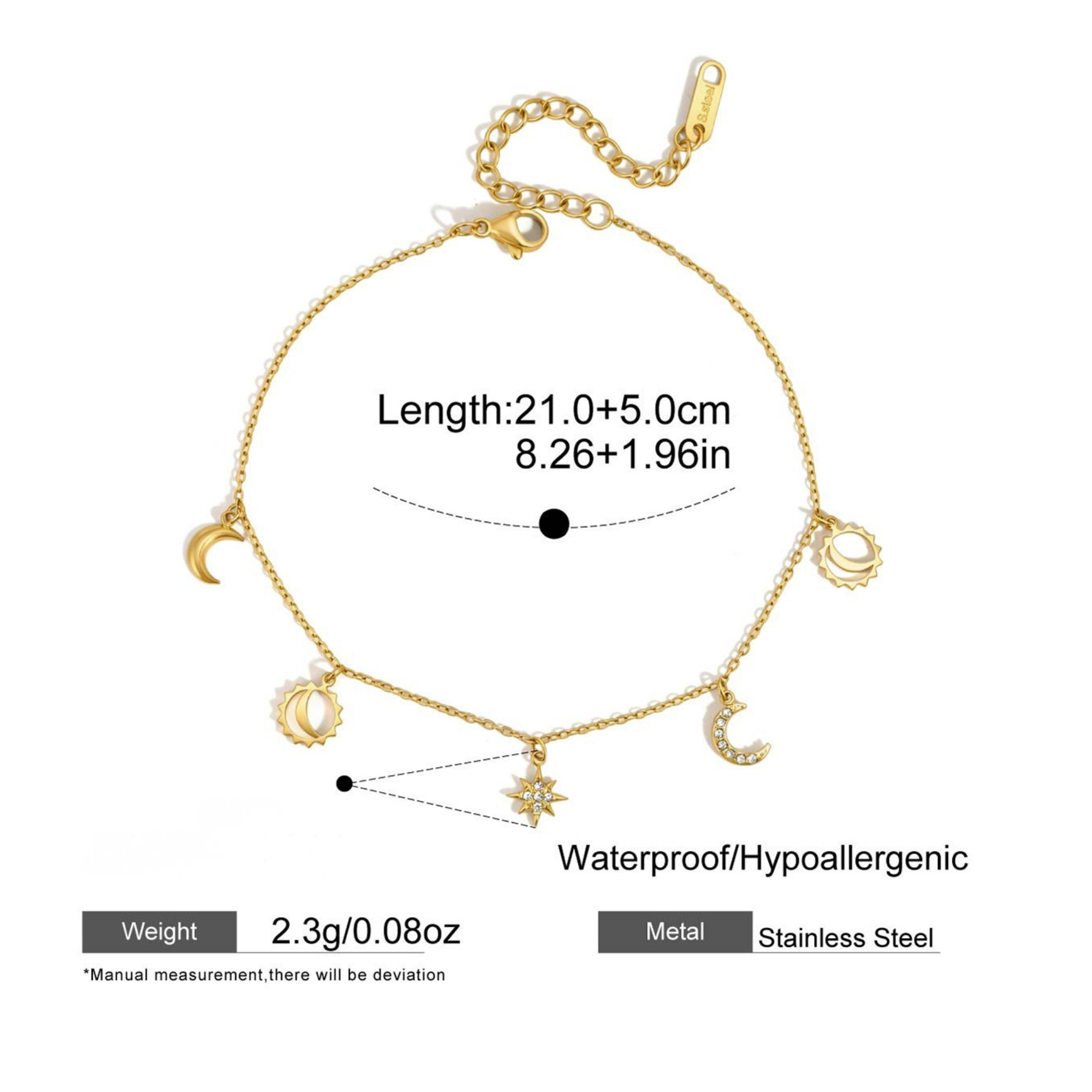 Nia Anklet Set (Set of 2)
