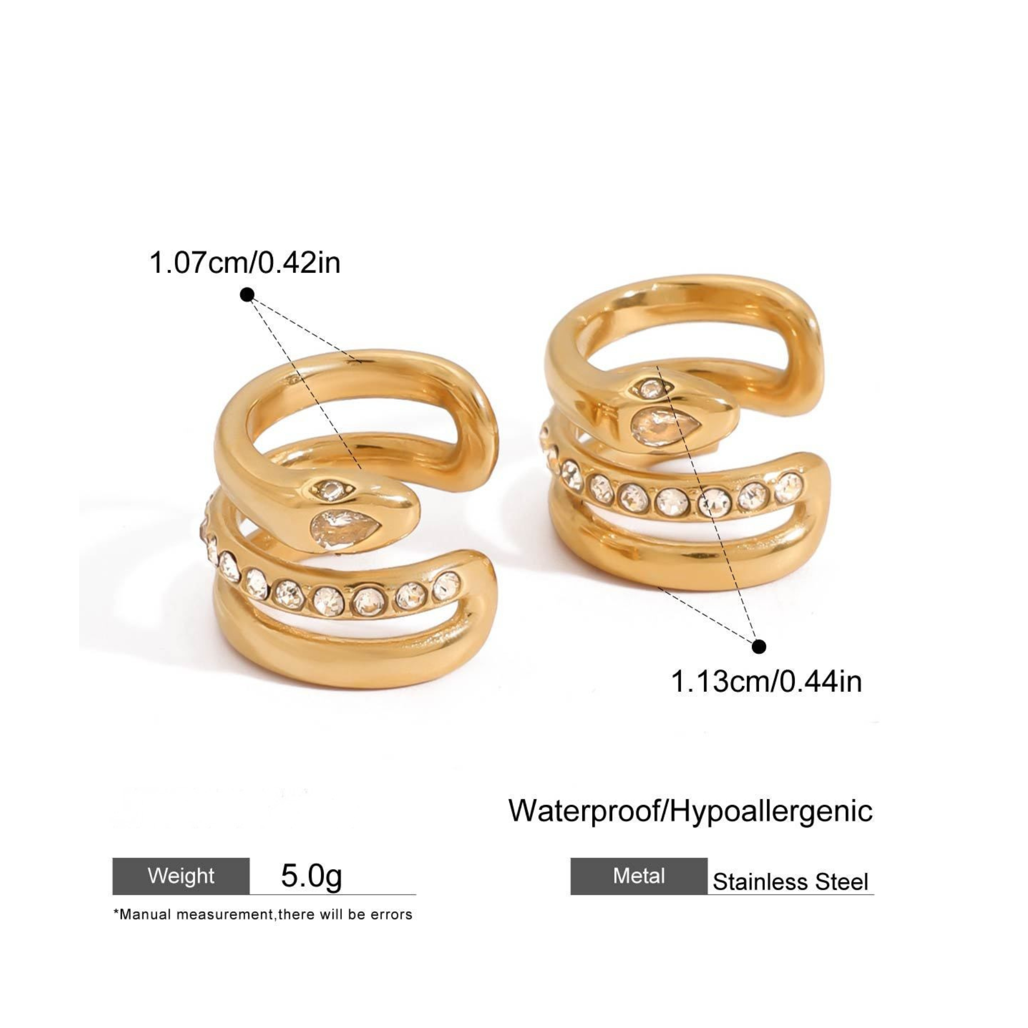 Evermore Ear Stack (set of 3)