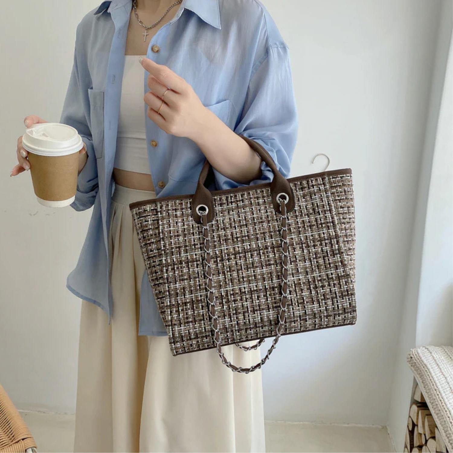 Tweed Tote