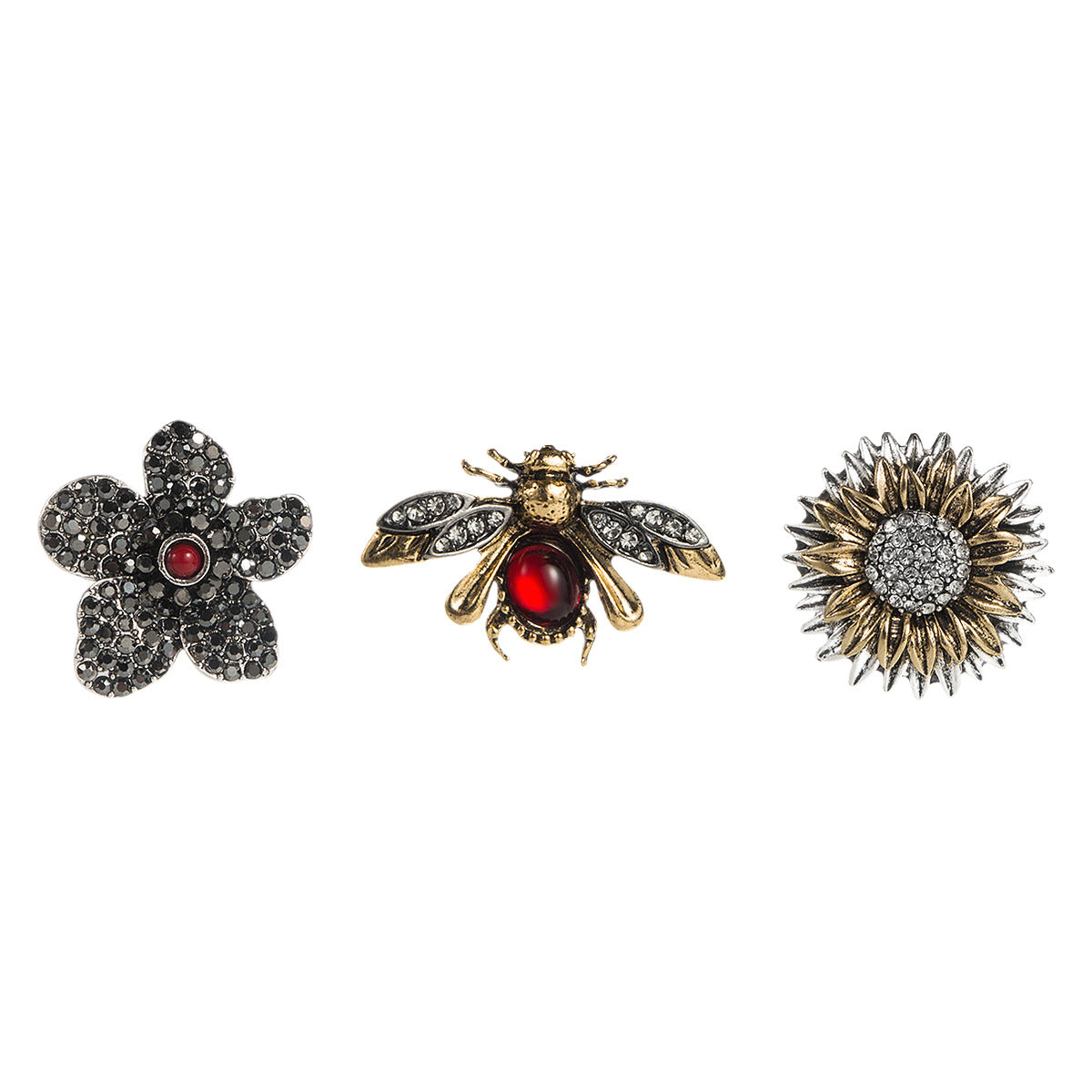Bloom & Bee Brooch Set ( Set of 3 )