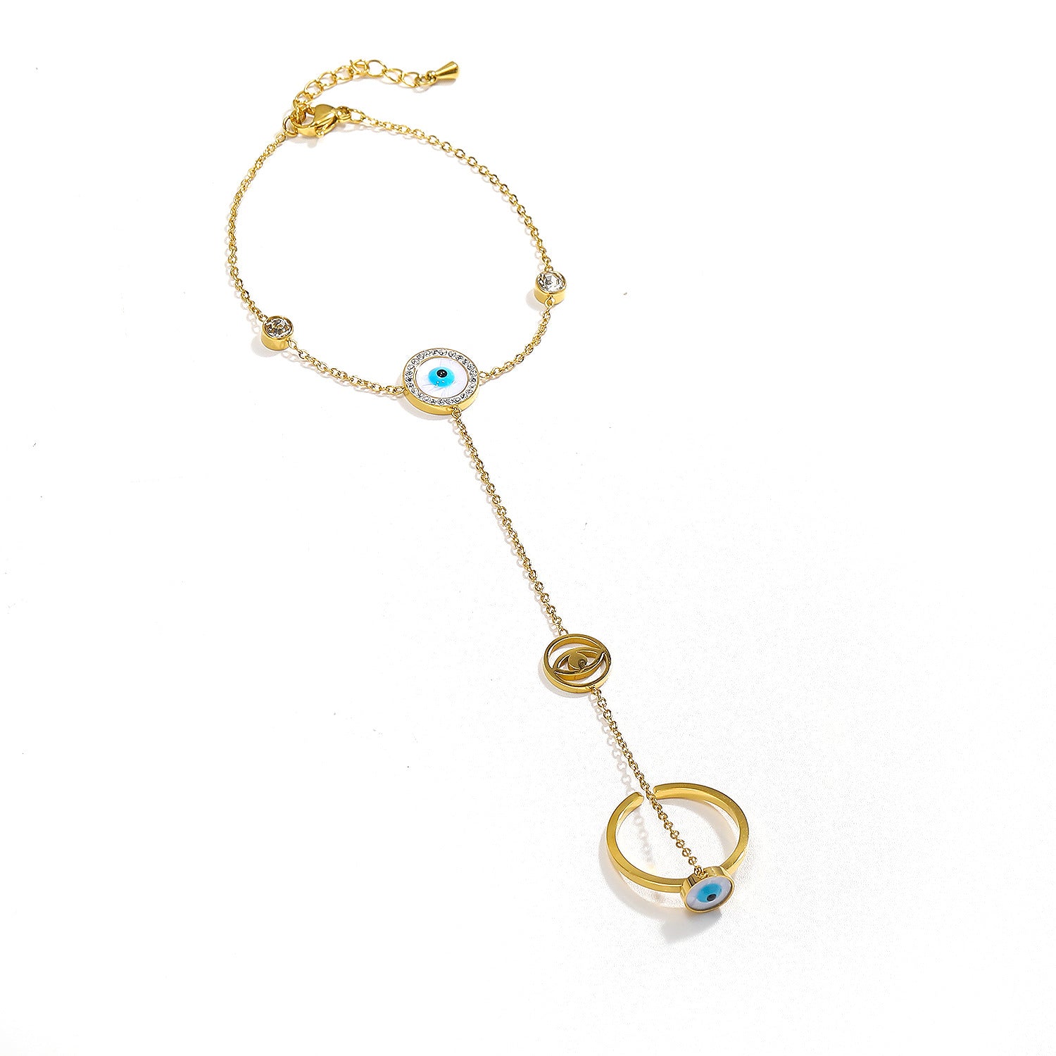 Nazar Hand Chain Bracelet