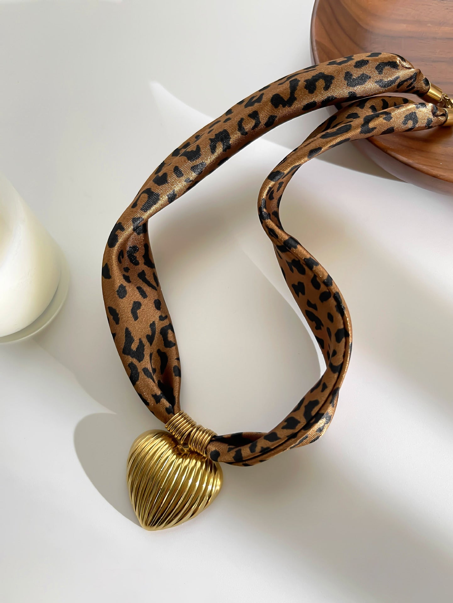 Wild Heart Scarf Necklace