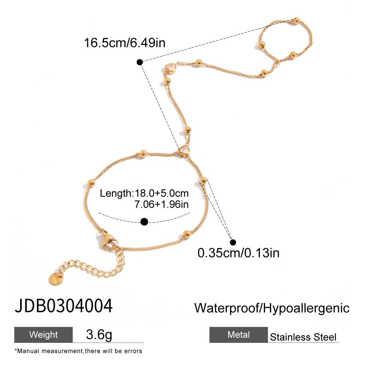 Love Grace Hand Chain Bracelet