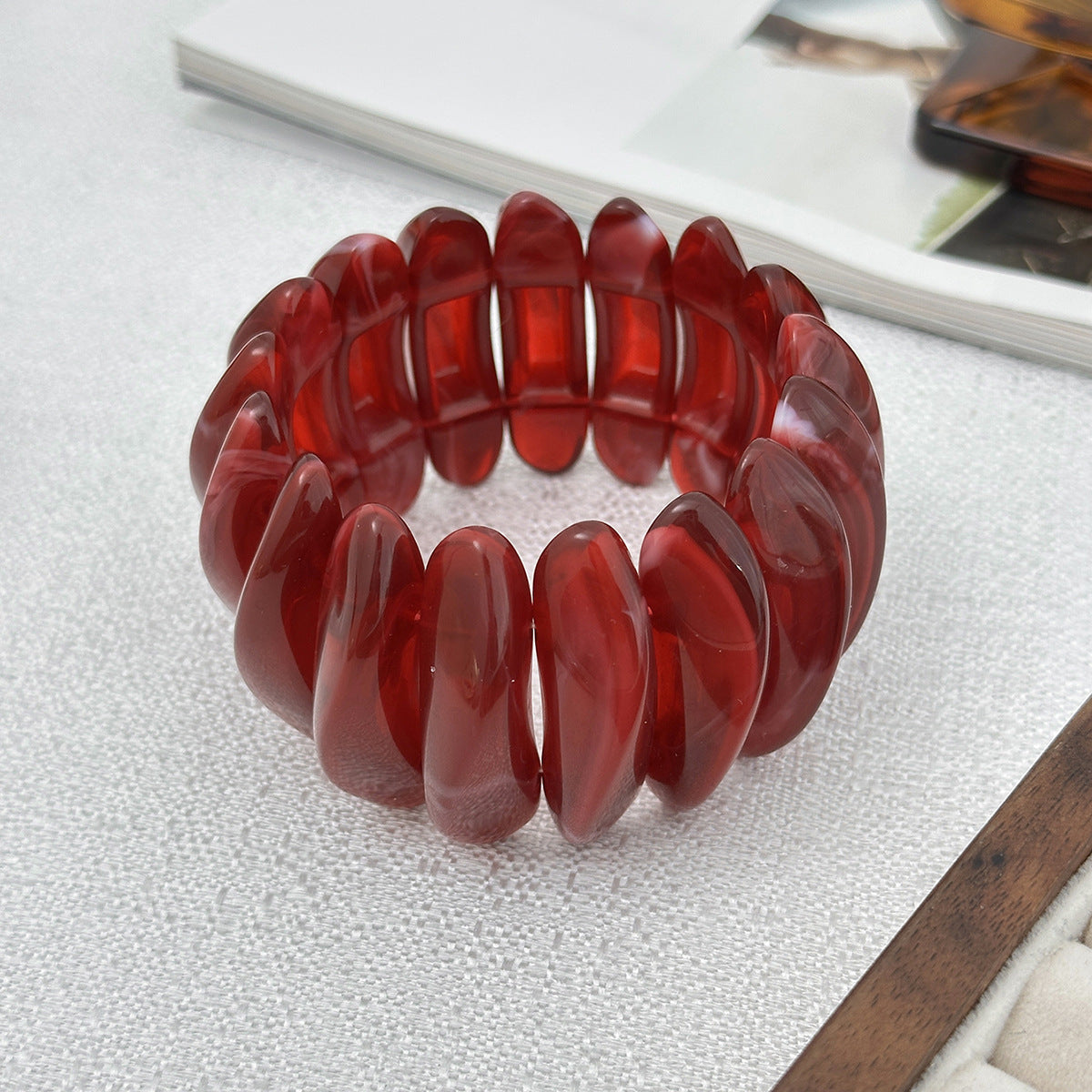 Gloss Wave Elastic Bracelet