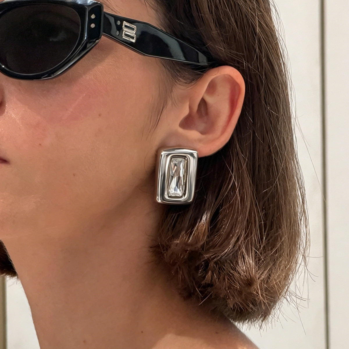 Recta Crystal Studs