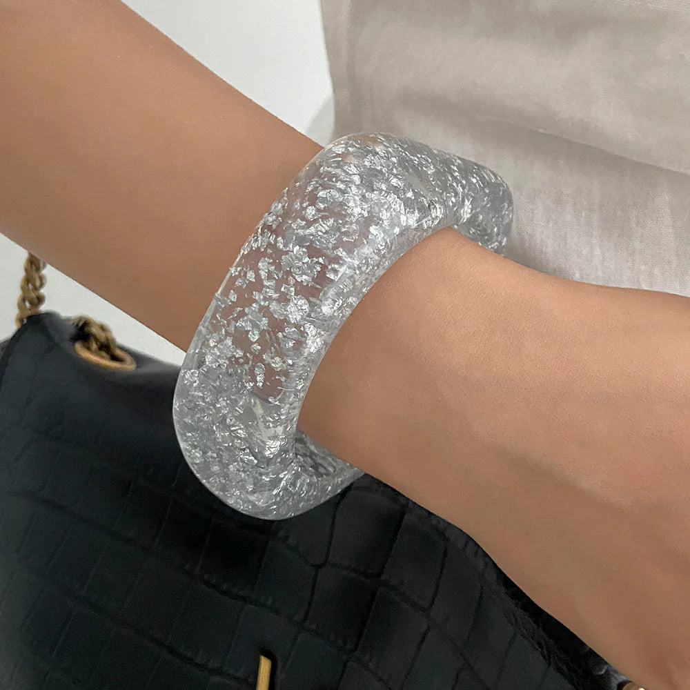 Silver Shimmer Bangle